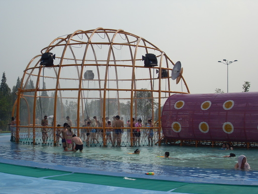 Grand jeu d'Aqua d'amusement de crabe de labyrinthe de fibre de verre de parc aquatique extérieur d'équipement