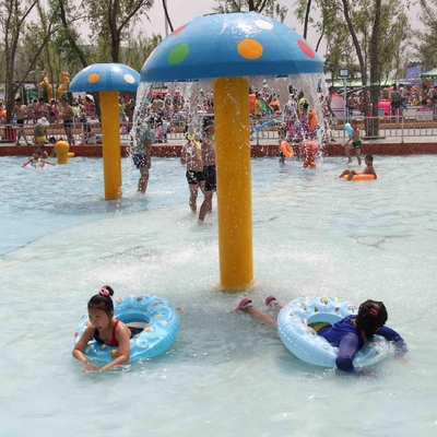 Jeux de plein air de fibre de verre de canard de jet de parc aquatique d'enfants commerciaux d'équipement