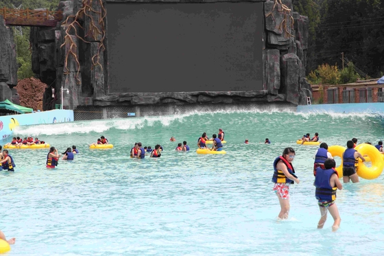 Piscine énorme de vague de puissance de compresseur d'air avec l'amplitude d'onde de 3m pour le grand parc aquatique