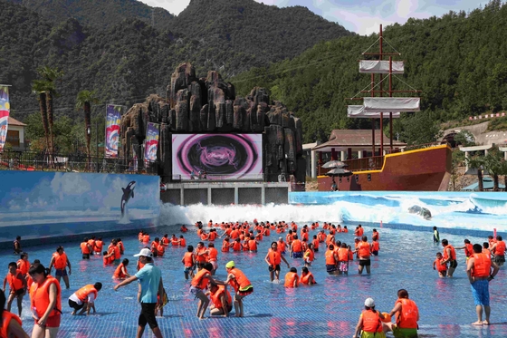 Piscine de vague de parc aquatique/équipement attrayants de piscine de vague parc d'Aqua