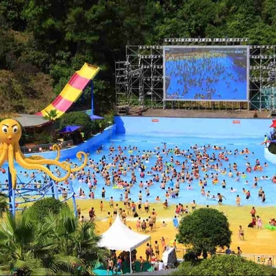 Piscine énorme de vague de puissance de compresseur d'air avec l'amplitude d'onde de 3m pour le parc aquatique