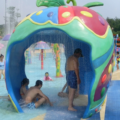 Équipement aquatique extérieur de parc de jet avec la couleur adaptée aux besoins du client 1200*1500