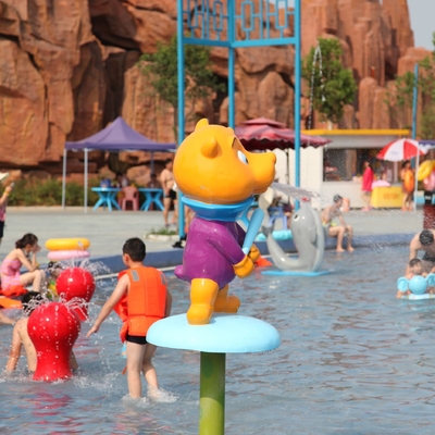 Le PVC badine l'équipement de parc de jet de récréation/équipement pourpre de parc d'éclaboussure