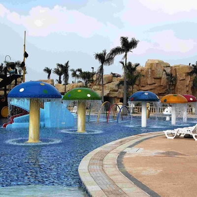 Équipement coloré de parc de jet de carpe pour des enfants/enfants dans l'équipement de fibre de verre de parc aquatique