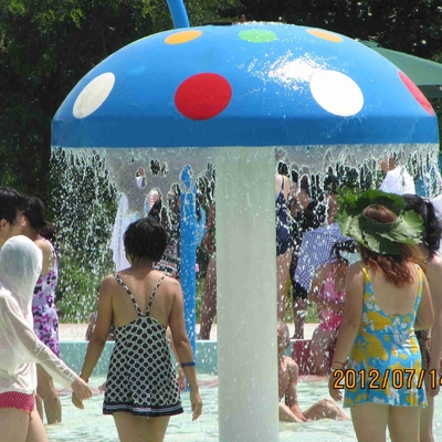 Équipement de parc aquatique de fibre de verre de parc de jet de carpe, équipement de jeu de l'eau