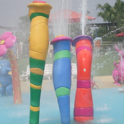 Équipement adapté aux besoins du client de parc d'Aqua de parc de jet de carton de carpe pour l'amusement d'enfants/enfants