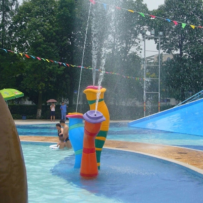 Équipement adapté aux besoins du client de parc d'Aqua de parc de jet de carton de carpe pour l'amusement d'enfants/enfants