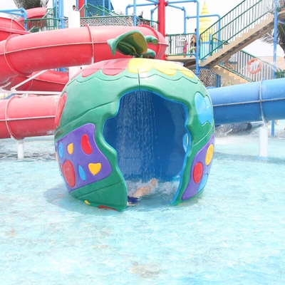 Équipement coloré adapté aux besoins du client de parc d'Aqua de jet de carpe pour l'amusement d'enfants/enfants dans la piscine