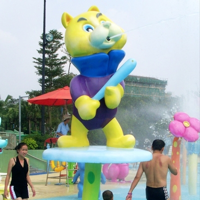 Le PVC badine l'équipement de parc de jet de récréation/équipement pourpre de parc d'éclaboussure
