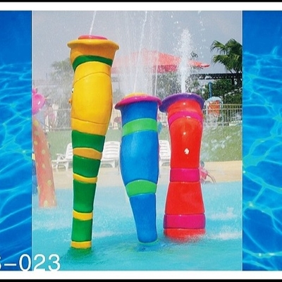 Structure de jeu d'Aqua de jeu de l'eau d'équipement, d'enfants et d'adultes de parc d'Aqua de fibre de verre pour le parc aquatique