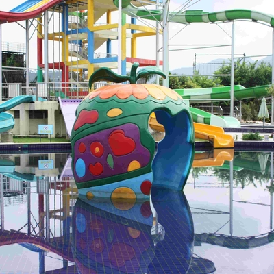 Icône extérieure de jet de jeu d'Aqua d'équipement de jeu d'enfant en bas âge interactif de parc à thème