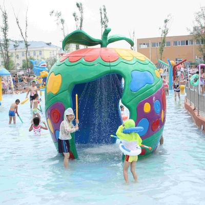 Icône extérieure de jet de jeu d'Aqua d'équipement de jeu d'enfant en bas âge interactif de parc à thème