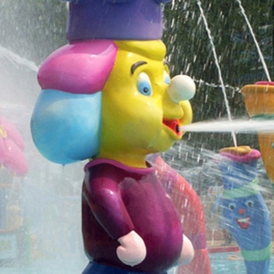 Statue de fibre de verre employée pour établir le waterpark, équipement de parc aquatique