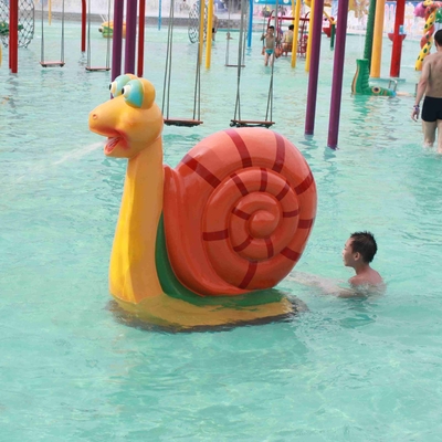 Jeu d'Aqua d'escargot d'eau, équipement de terrain de jeu de l'eau de pulvérisation pour 1 - 2 personnes