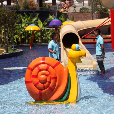 Jeu d'Aqua d'escargot d'eau, équipement de terrain de jeu de l'eau de pulvérisation pour 1 - 2 personnes