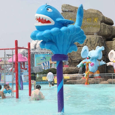 Jouet drôle de baleine de jet d'équipement de parc de jet pour des jeux de l'eau de jeu