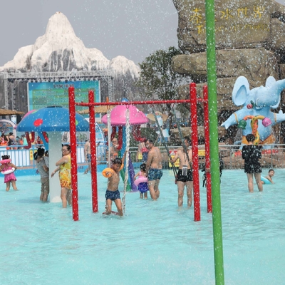 Équipement de parc de jeu de jet de terrain de jeu d'Aqua de fibre de verre de divertissement d'enfants