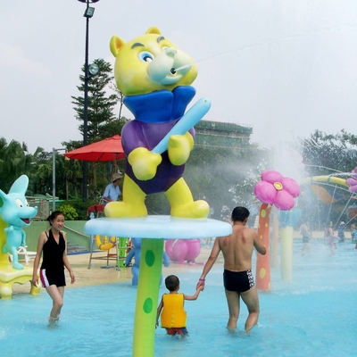 Équipement drôle de parc de jet, ours coloré de jet pour des enfants/adultes pour le parc aquatique