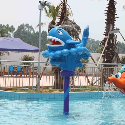 Le divertissement badine/adulte en dehors d'équipement de parc aquatique de jet de baleine de jeux de l'eau/adapté aux besoins du client