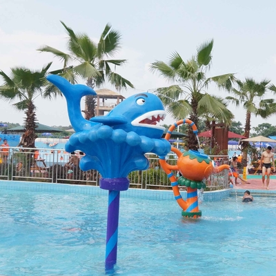 Le divertissement badine/adulte en dehors d'équipement de parc aquatique de jet de baleine de jeux de l'eau/adapté aux besoins du client