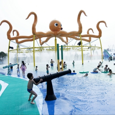 Système de jet d'eau d'équipement de parc d'Aqua de fibre de verre pour des enfants/adultes