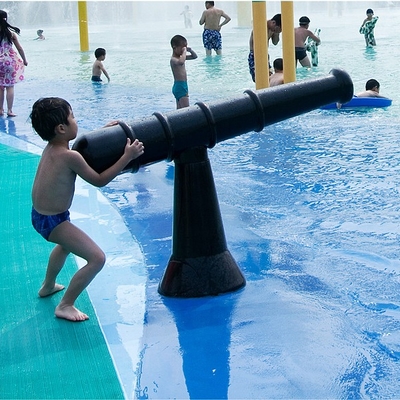 Système de jet d'eau d'équipement de parc d'Aqua de fibre de verre pour des enfants/adultes