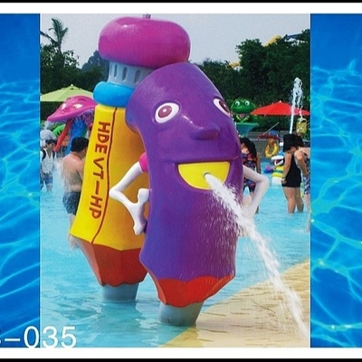 Personnes de la structure 3~5 de jeu d'Aqua de jet d'équipement de parc aquatique d'enfants et d'adultes pour le parc aquatique d'enfants