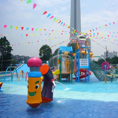 Personnes de la structure 3~5 de jeu d'Aqua de jet d'équipement de parc aquatique d'enfants et d'adultes pour le parc aquatique d'enfants