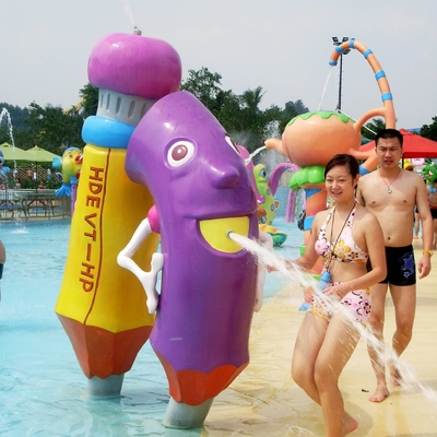 Personnes de la structure 3~5 de jeu d'Aqua de jet d'équipement de parc aquatique d'enfants et d'adultes pour le parc aquatique d'enfants