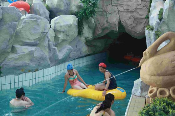 Le grand parc paresseux de jeu d'équipement/Aqua de rivière a galvanisé le soutien d'acier au carbone