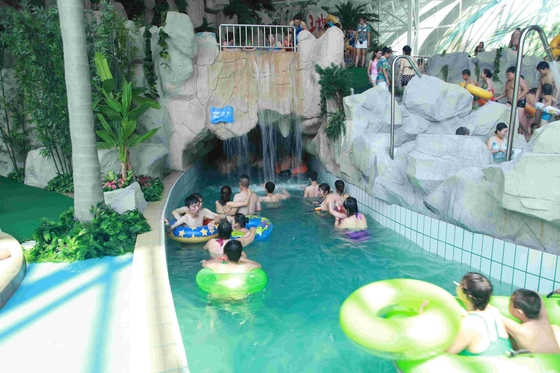 Rivière paresseuse de parc aquatique extérieur de stations de vacances, équipement de Waterpark pour le parc d'Aqua de thème