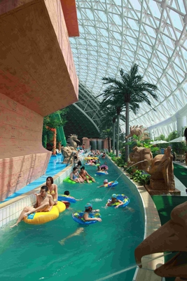 La piscine paresseuse de rivière enveloppée par bulle pour le parc aquatique d'amusement détendent Entainment