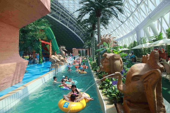 La rivière paresseuse de grand parc aquatique fort/a galvanisé le soutien d'acier au carbone