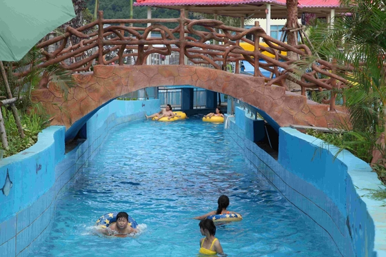 Rivière paresseuse de parc aquatique d'équipement de piscine pour les enfants/le parc d'attractions amusement de famille