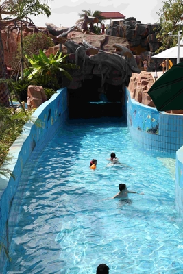 Équipement paresseux de parc d'attractions de rivière de parc aquatique extérieur de FRP pour des enfants/adultes en parc d'attractions