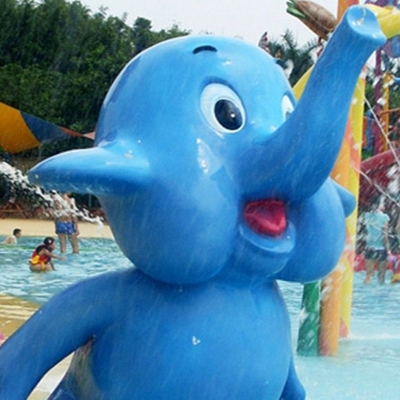 Parcs aquatiques adaptés aux besoins du client de fibre de verre d'équipement de parc de jet de poulpe pour des enfants