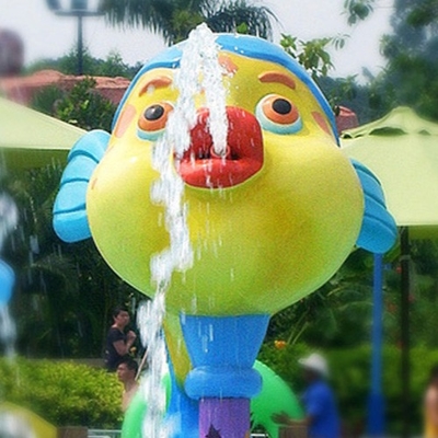 Le jeu d'Aqua de jet de canard d'équipement de parc de jet, l'eau Sprayground structure l'OEM