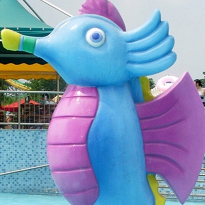 Parc aquatique de jeu d'Aqua de Sprayground de l'eau, équipement de parc de jet formé par bande dessinée de singe