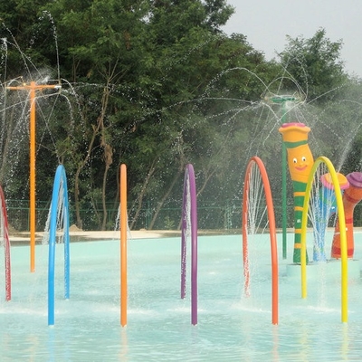 L'eau de pulvérisation de bloc constitutif d'icône de jet de jeu d'Aqua d'équipement de parc de jet Sprayground