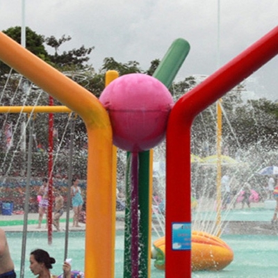 Équipement de parc de jet d'OEM, l'eau Spraygrounds de jeu d'Aqua de jet de canne de fibre de verre pour le parc aquatique d'enfants