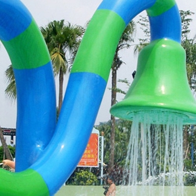 Équipement adapté aux besoins du client de parc de jet de fleur de fibre de verre, jeu de l'eau de divertissement de famille