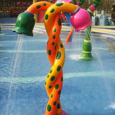 Le jeu d'Aqua d'équipement de parc d'Aqua, jet de récréation de famille badine le jeu de l'eau pour le parc d'Aqua