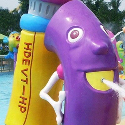 Le jeu d'Aqua d'équipement de parc d'Aqua, jet de récréation de famille badine le jeu de l'eau pour le parc d'Aqua