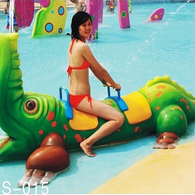 Jeu adapté aux besoins du client de l'eau de jeu d'Aqua de jet, équipement de parc aquatique de fibre de verre