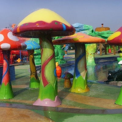 Jeu adapté aux besoins du client de l'eau de jeu d'Aqua de jet, équipement de parc aquatique de fibre de verre
