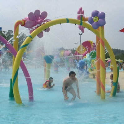 Jeu d'Aqua de jeu de l'eau d'enfants, équipement de parc de jet d'amusement pour l'éclaboussement de l'eau