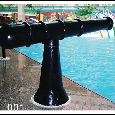 Jeu d'arme à feu d'eau de fibre de verre d'adultes, équipement adapté aux besoins du client de parc d'Aqua pour la station de vacances