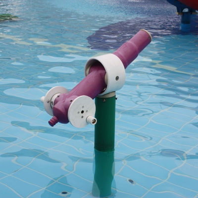 Jeu d'arme à feu d'eau de fibre de verre d'adultes, équipement adapté aux besoins du client de parc d'Aqua pour la station de vacances
