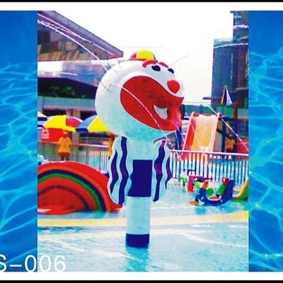 Play Station d'Aqua d'équipement de parc de jet de clown de fibre de verre pour 3 - 5 personnes pour le parc aquatique