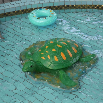 Terrain de jeu fait sur commande de l'eau de jeu d'Aqua de tortue de l'eau, équipement de parc de jet pour le parc aquatique